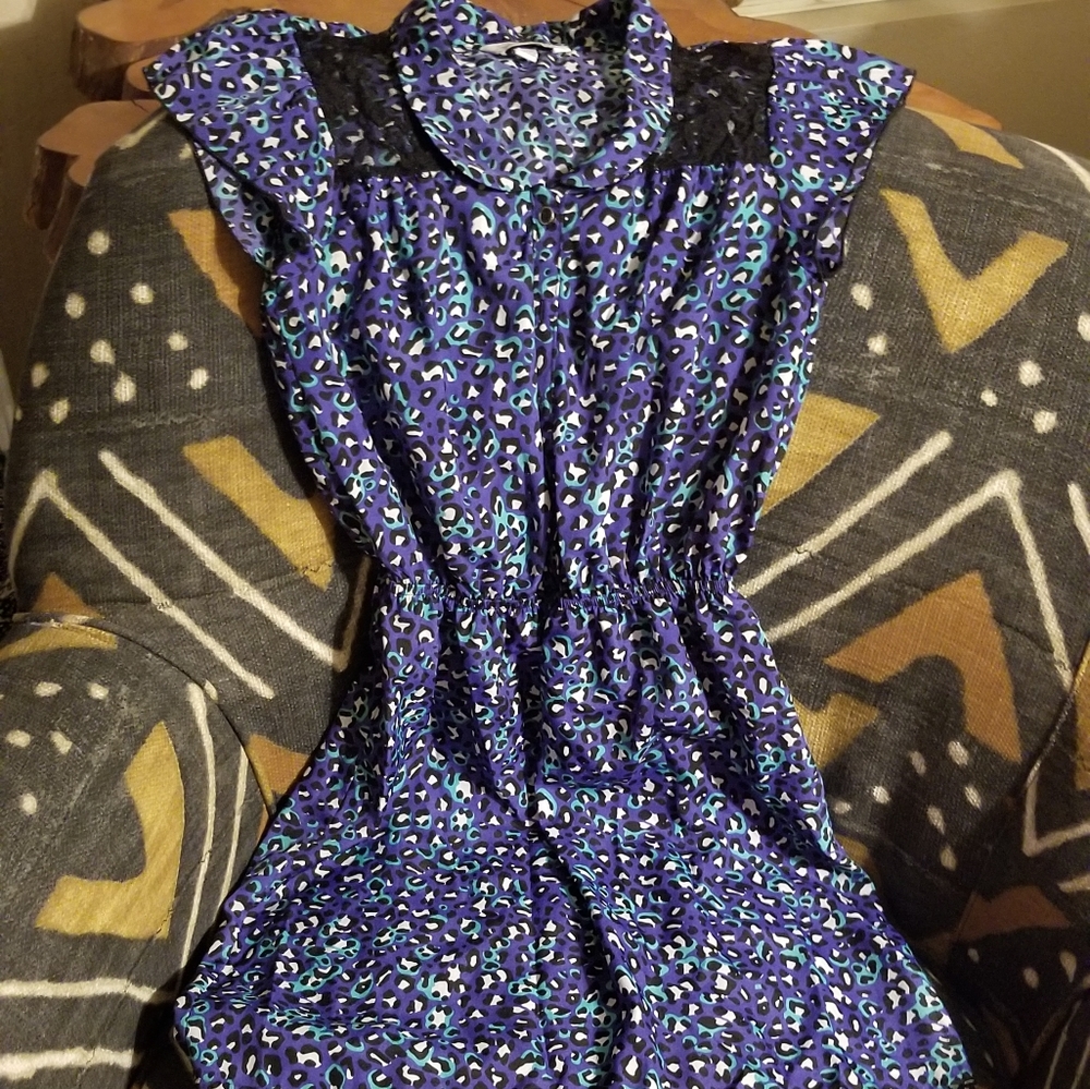 🐆 Y2K VINTAGE SPEECHLESS LEOPARD BABYDOLL DRESS 🐆